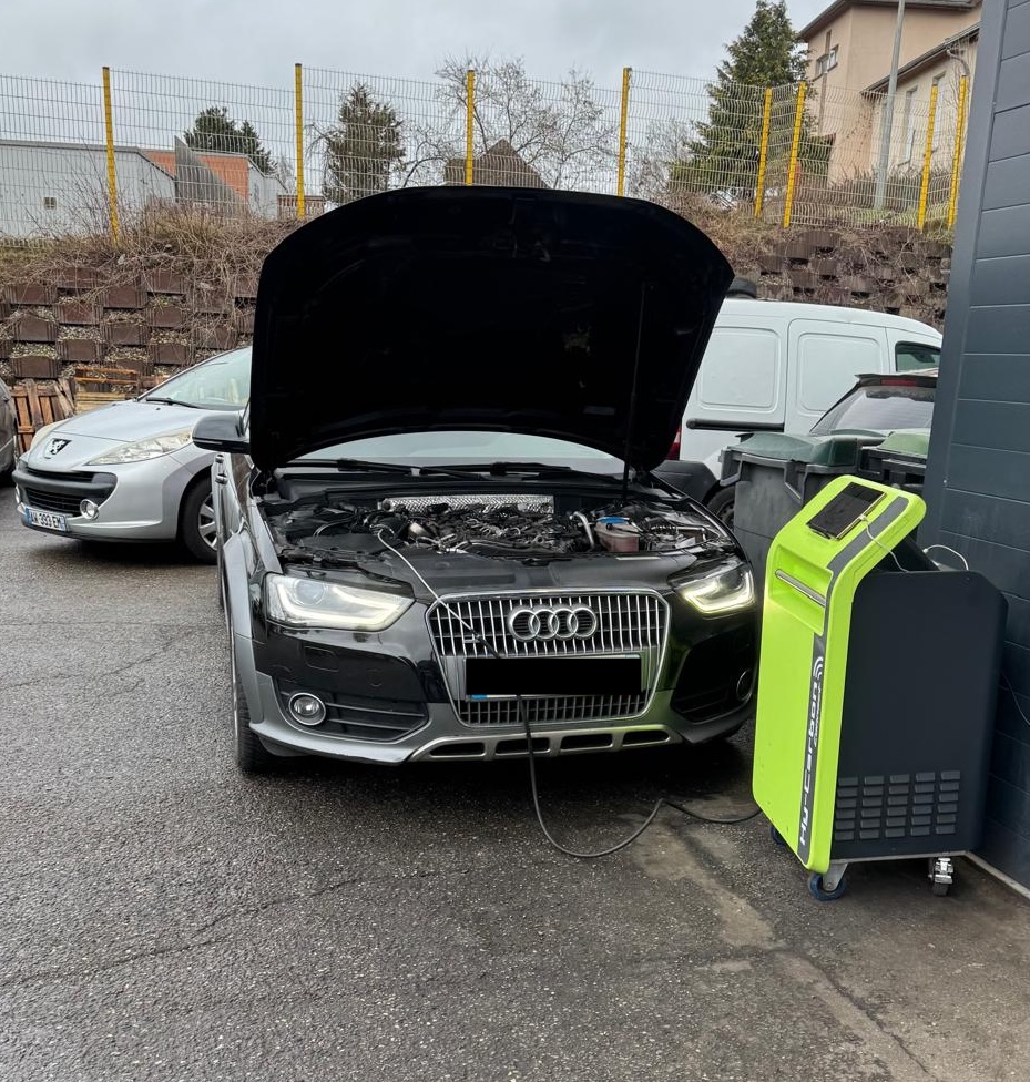 Décalaminage avec machine fluxfuel